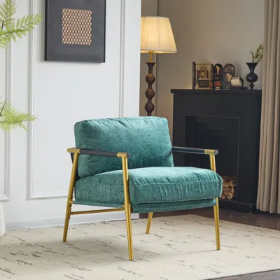 Streamdale Furniture Streamdale Accent Chair With Wood Armrests