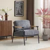 Streamdale Furniture Streamdale Accent Chair With Wood Armrests