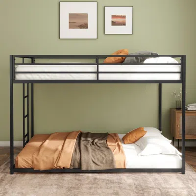 Streamdale Furniture Streamdale Adam Sturdy Twin Over Twin Metal Bunk Bed