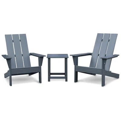 Streamdale Furniture Streamdale Adirondack Chair Set With Table