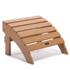 Streamdale Furniture Streamdale Adirondack Ottoman Footstool All-weather And Fade-resistant Plastic