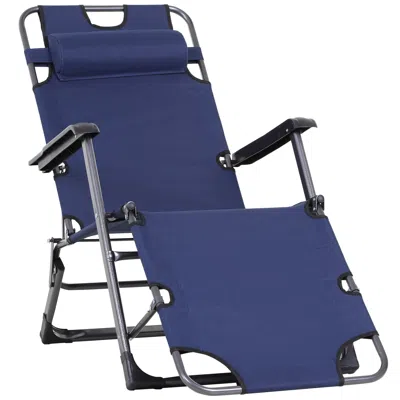 Streamdale Furniture Streamdale Adjustable 2-in-1 Beach Lounge & Camping Chair