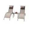 Streamdale Furniture Streamdale Adjustable 3-piece Outdoor Chaise Lounge Set