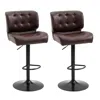 Streamdale Furniture Streamdale Adjustable Bar Stools With Cushions (set Of 2)