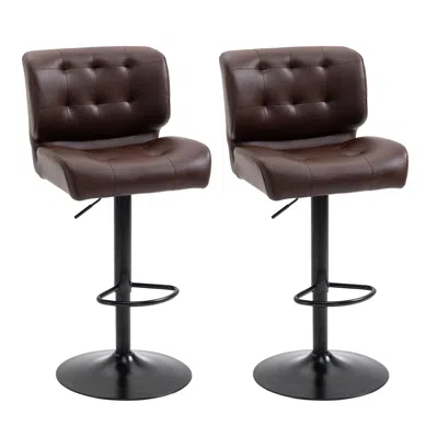 Streamdale Furniture Streamdale Adjustable Bar Stools With Cushions (set Of 2)
