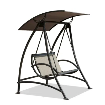 Streamdale Furniture Streamdale Adjustable Canopy Patio Swing With Steel Frame