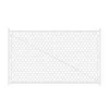 Streamdale Furniture Streamdale Adjustable Chain Link Walk Gate Kit With Round Corner Frame, Fit-right, 3.8'h