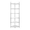Streamdale Furniture Streamdale Adjustable Corner Wire Shelf For Bathroom & Kitchen - Chrome