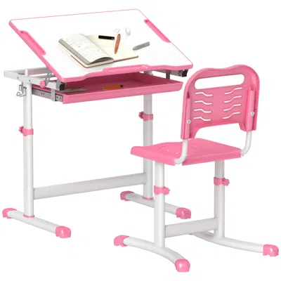 Streamdale Furniture Streamdale Adjustable Kid's Desk & Chair Set With Storage