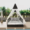 Streamdale Furniture Streamdale Adjustable Outdoor Daybed With Sun Lounger
