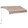 Streamdale Furniture Streamdale Adjustable Retractable Patio Awning For Shade And Protection