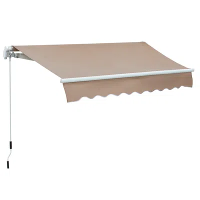 Streamdale Furniture Streamdale Adjustable Retractable Patio Awning For Shade And Protection