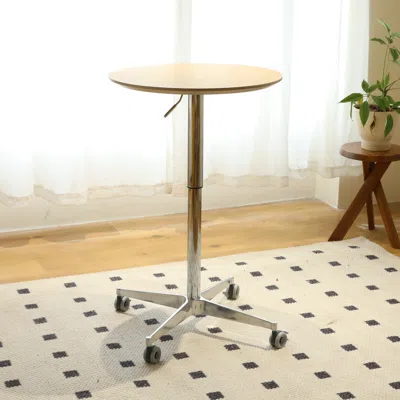 Streamdale Furniture Streamdale Adjustable Swivel Bar Table For Home And Kitchen