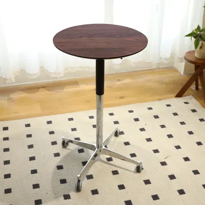 Streamdale Furniture Streamdale Adjustable Swivel Bar Table For Home And Kitchen