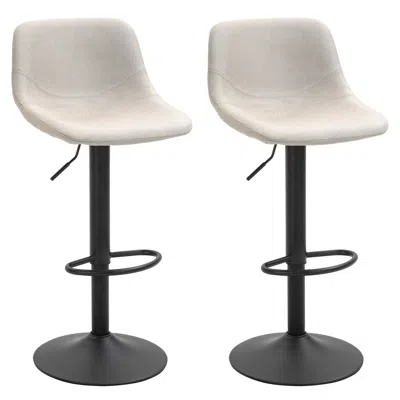 Streamdale Furniture Streamdale Adjustable Swivel Barstools With Back (2-pack)