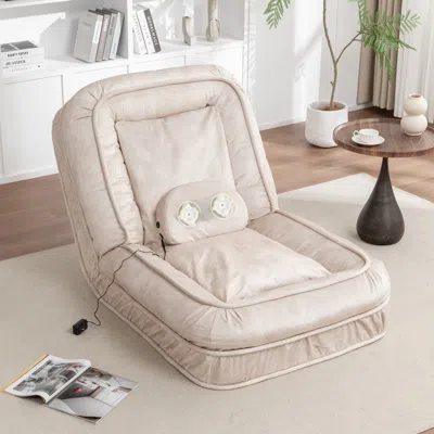Streamdale Furniture Streamdale Adult & Pet Upholstered Dog Bed With Massage Pillow