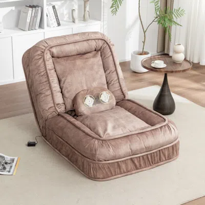 Streamdale Furniture Streamdale Adult & Pet Upholstered Dog Bed With Massage Pillow