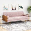 Streamdale Furniture Streamdale Aidan Mid-century Modern Tufted Fabric Sofa