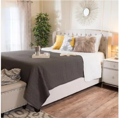 Streamdale Furniture Streamdale Alberta Fully Upholstered Queen Whole Bed