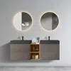 Streamdale Furniture Streamdale Alice 60" Vanity: Space Grey, Timeless, Enhanced Storage
