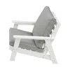 Streamdale Furniture Streamdale All-weather Outdoor Single Sofa With Cushion