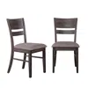 Streamdale Furniture Streamdale Almeta Solid Wood Upholstered Dining Chairs With Slat Back (set Of 2)