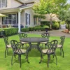 Streamdale Furniture Streamdale Aluminum Patio Set, Random Cushions