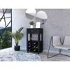 Streamdale Furniture Streamdale Ambler 1-drawer 12-bottle Wine Cabinet Light