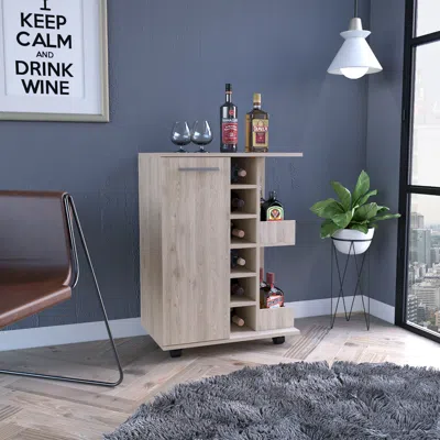 Streamdale Furniture Streamdale Ample Liquor Cabinet With Multi-storage