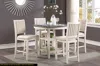 Streamdale Furniture Streamdale And Brown Finish 5 Piece Counter Height Dining Set Table W Built-in