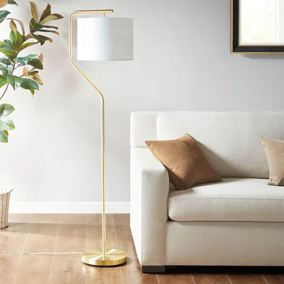 Streamdale Furniture Streamdale Angular Arched Metal Floor Lamp
