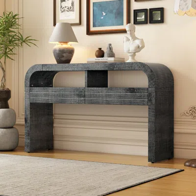 Streamdale Furniture Streamdale Antique Console Table With Drawers