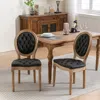 Streamdale Furniture Streamdale Antique French Style Wood Frame Dining Chairs Set