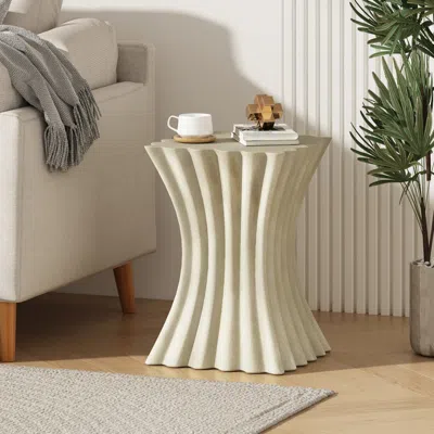 Streamdale Furniture Streamdale Archaistic Wavy Side Table
