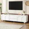 Streamdale Furniture Streamdale Arched Door Tv Stand With Drawers And Iron Legs
