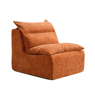 Streamdale Furniture Streamdale Armless Sofa Lounger With Backrest For Home And Office