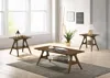Streamdale Furniture Streamdale Arona Mid-century Modern Wood 3 Piece Coffee Table Set