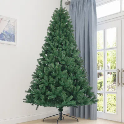 Streamdale Furniture Streamdale Artificial Christmas Tree 7.5ft Full Natural Spruce Unlit Green