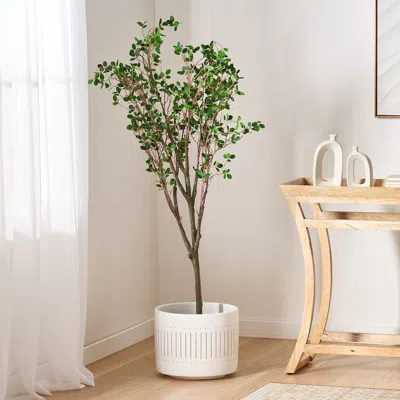 Streamdale Furniture Streamdale Artificial Leaf Tree - 59" Tall, Pre-potted