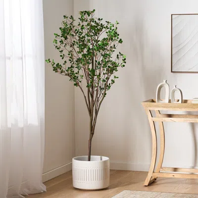 Streamdale Furniture Streamdale Artificial Leaf Tree - 71" Tall, Pre-potted