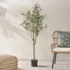 Streamdale Furniture Streamdale Artificial Olive Tree - Pre-potted, Easy Care, Multiple Sizes