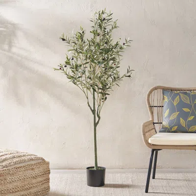 Streamdale Furniture Streamdale Artificial Olive Tree - Pre-potted, Easy Care, Multiple Sizes