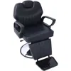 Streamdale Furniture Streamdale Artist Salon Chair Comfort, Adjustability, And Durability In Black