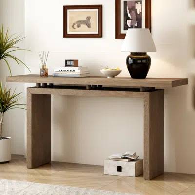 Streamdale Furniture Streamdale Ash Veneer Console Table - Modern & Simple Design