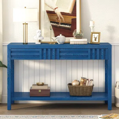 Streamdale Furniture Streamdale Ash Veneer Console Table - Striped, Modern Design