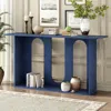 Streamdale Furniture Streamdale Ash Veneer Console Table With Shelf