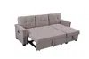 Streamdale Furniture Streamdale Ashlyn Light Reversible Sleeper Sectional Sofa With Storage Chaise