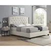 Streamdale Furniture Streamdale Astral Tufted Wingback Bedroom Set (bed & Nightstands)