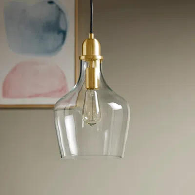 Streamdale Furniture Streamdale Auburn Bell Shaped Glass Pendant