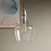 Streamdale Furniture Streamdale Auburn Bell Shaped Glass Pendant